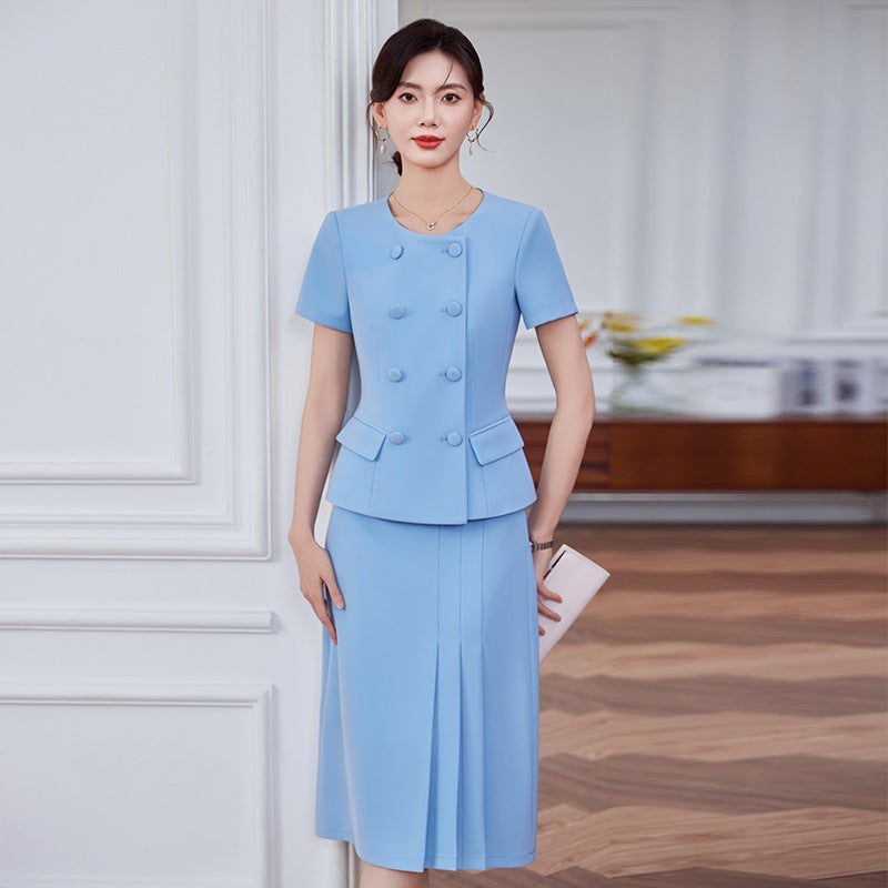 Summer Thin Suit Suit Women'S Work Suit Slim Fit El Reception Work Clothes Business Suit Women'S Dress Formations - Image 3